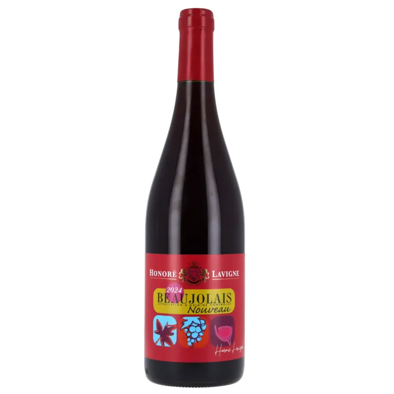 image du vin Honoré Lavigne Beaujolais Nouveau